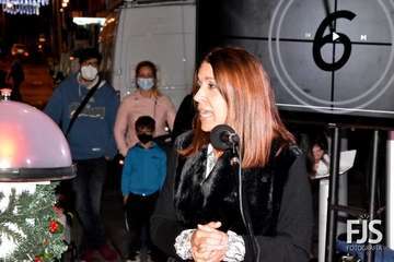 Telde da la bienvenida a la Navidad con el encendido de la decoración callejera/TA y Francisco Javier Santana.